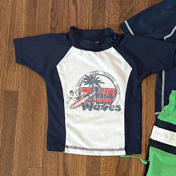 Lot of 2T /3T Swim Shirts / Swim Trunks EUC / NWT - Picture 2 of 6